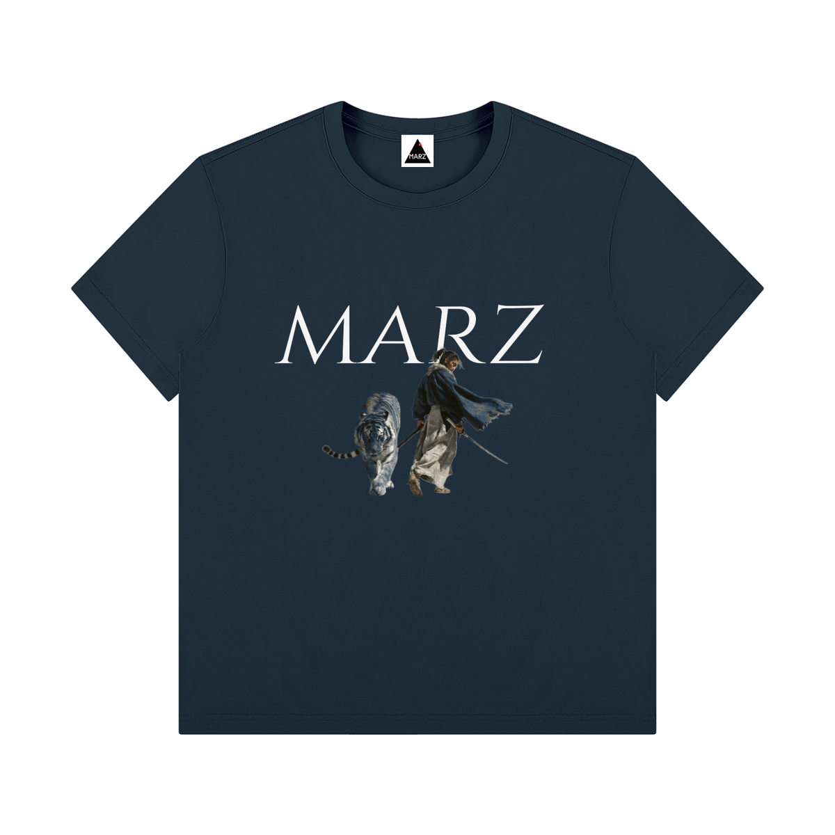 MARZ Musashi & Tora Unisex Regular Fit Crewneck T-Shirt