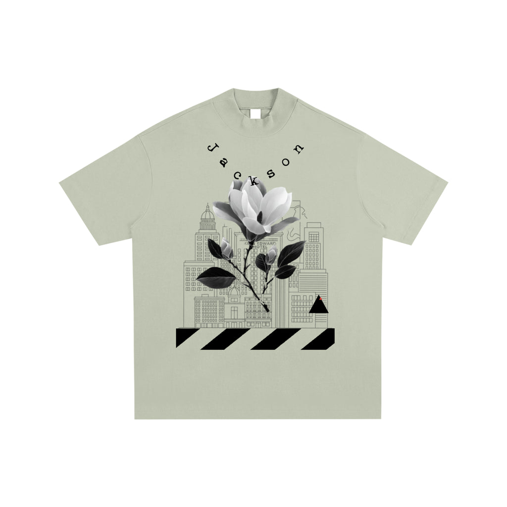 Concrete Magnolia Essential Cotton T-Shirt