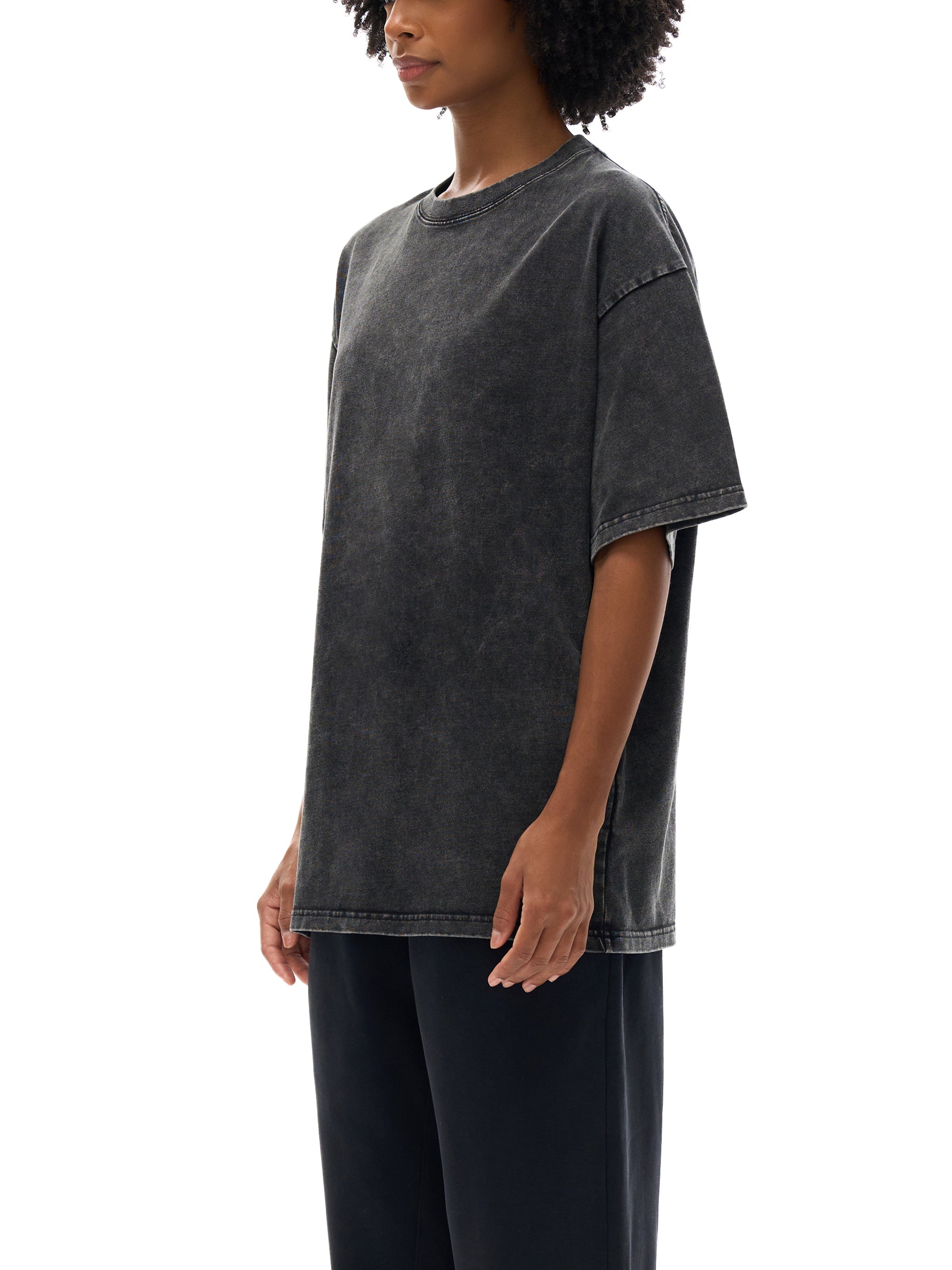 Ride or Die Valkyrie Snow Washed Oversized Cotton T-Shirt