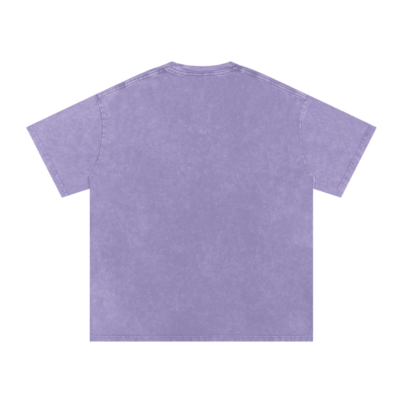MARZ Meow Time Snow Washed Oversized Cotton T-Shirt