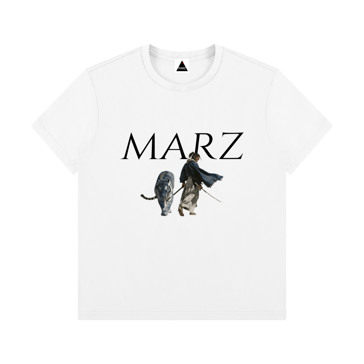 MARZ Musashi & Tora Unisex Regular Fit Crewneck T-Shirt