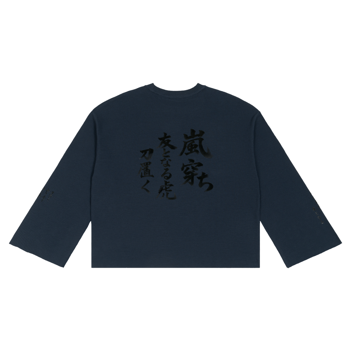 MARZ Tomo ni Naru Unisex Waffle Raw Edge T-Shirt
