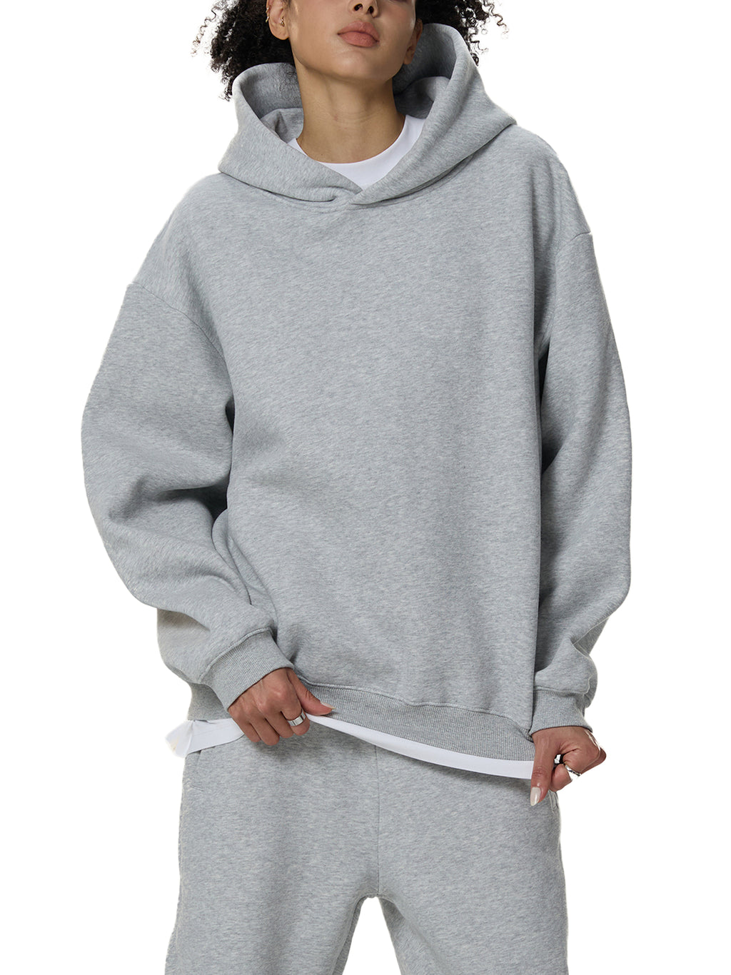 MARZ Transcendent Fleeced Boxy Hoodie