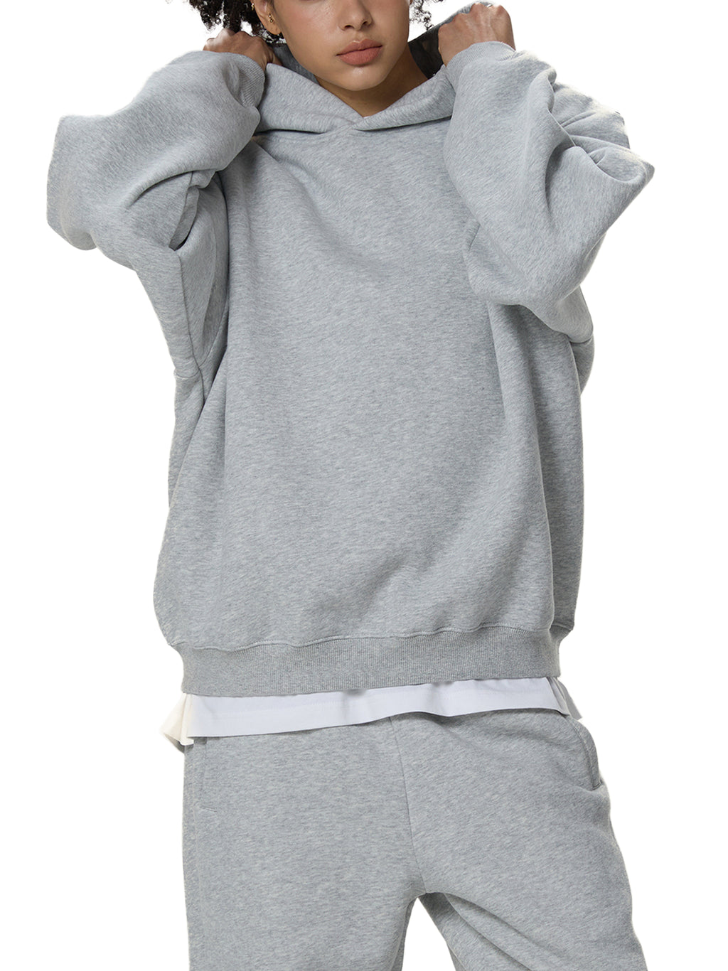 MARZ Transcendent Fleeced Boxy Hoodie