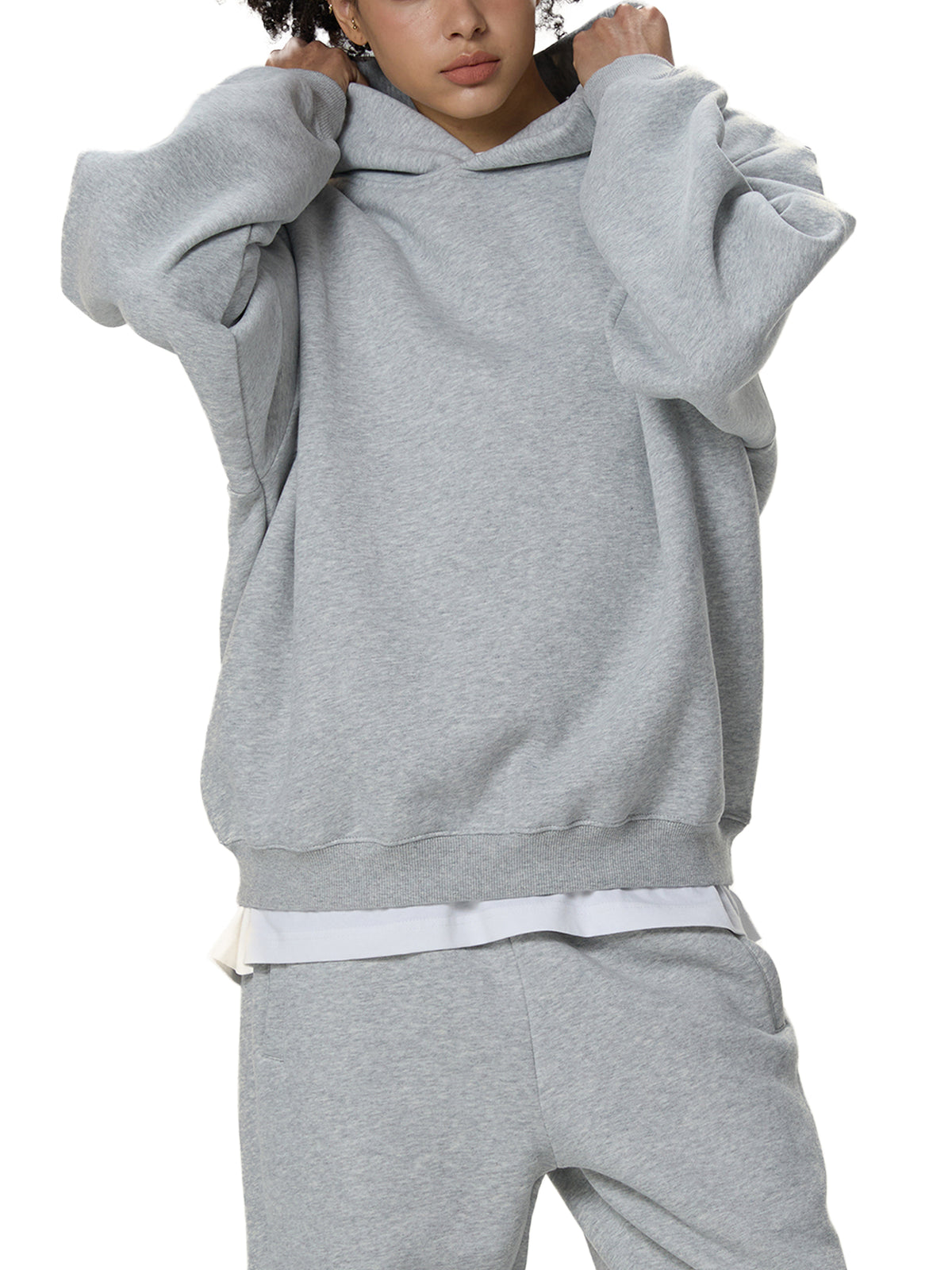 MARZ Transcendent Fleeced Boxy Hoodie