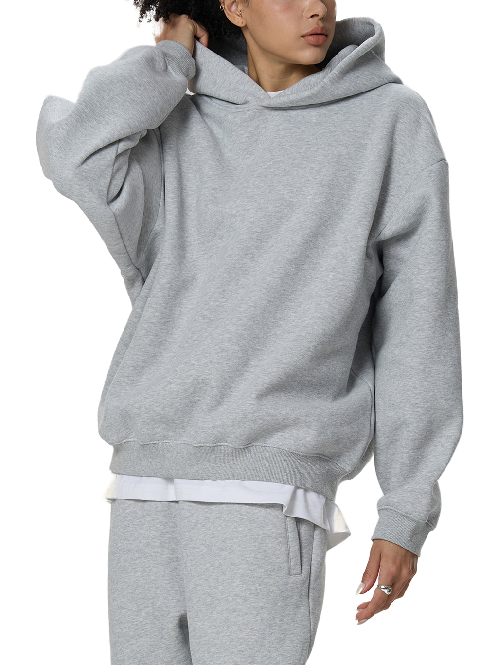 MARZ Transcendent Fleeced Boxy Hoodie
