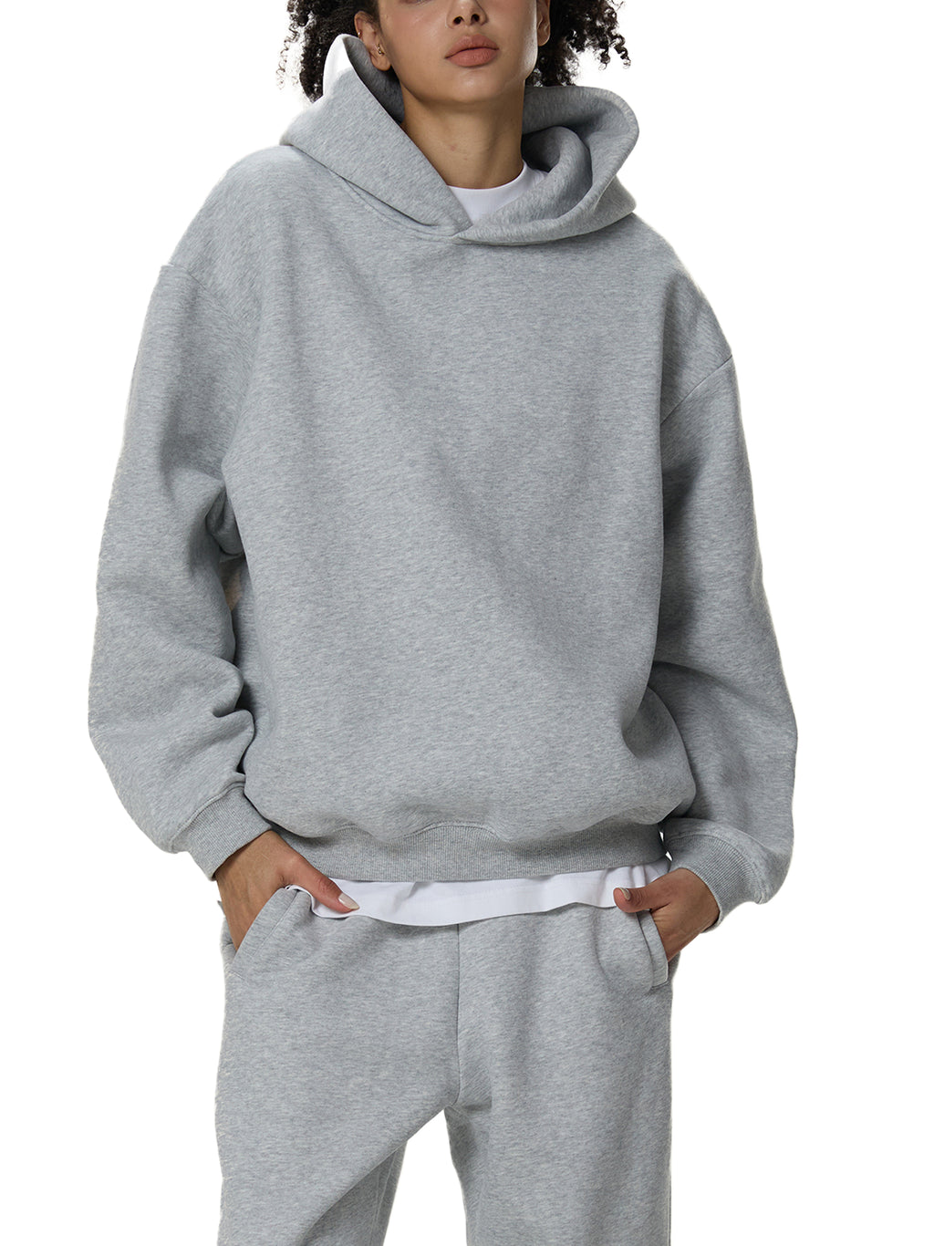 MARZ Transcendent Fleeced Boxy Hoodie