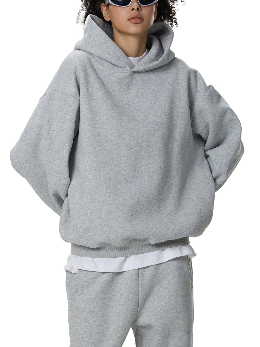 MARZ Transcendent Fleeced Boxy Hoodie