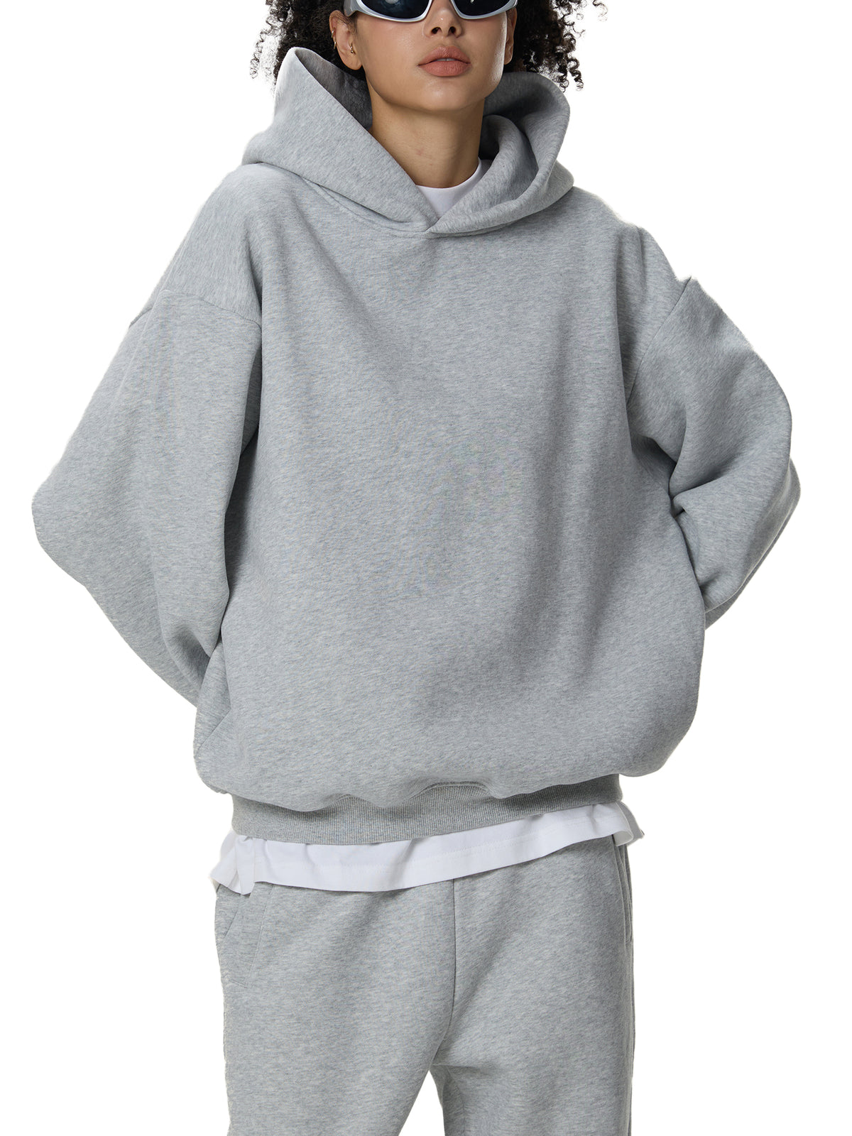 MARZ Transcendent Fleeced Boxy Hoodie