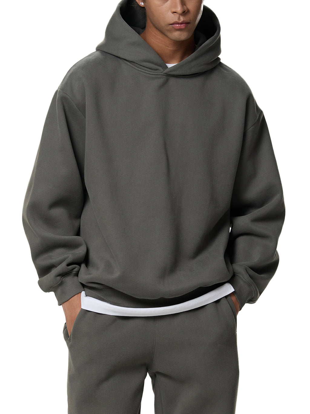MARZ Transcendent Fleeced Boxy Hoodie