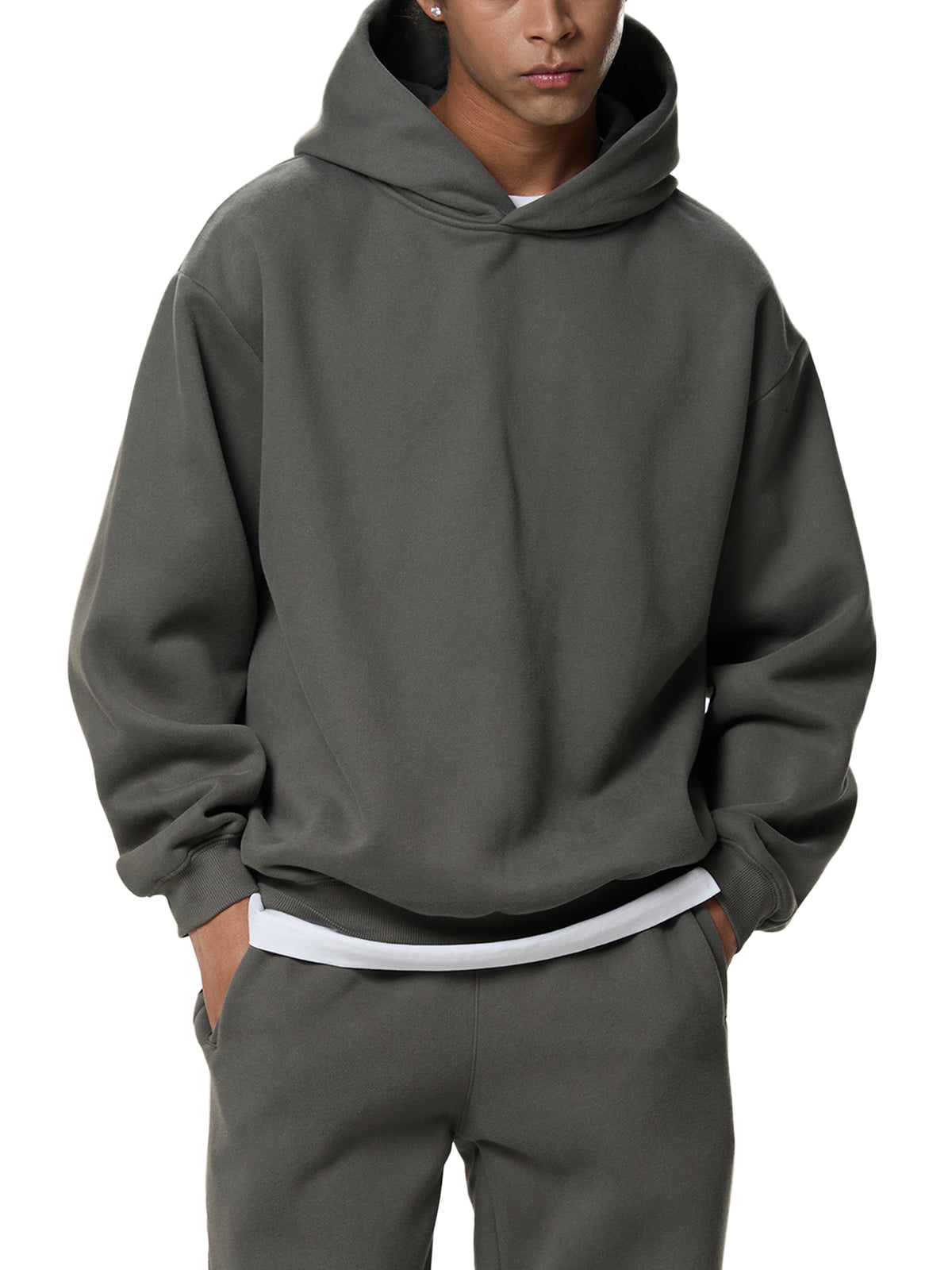 MARZ Transcendent Fleeced Boxy Hoodie