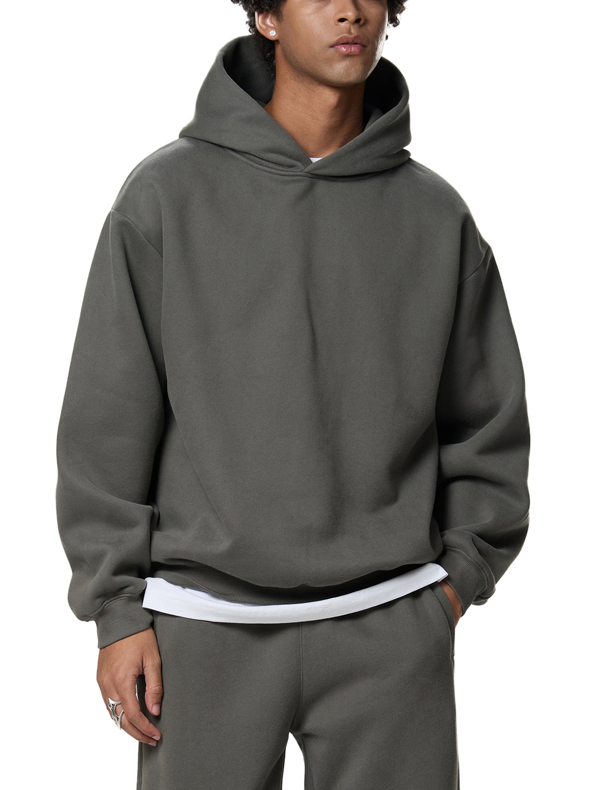 MARZ Transcendent Fleeced Boxy Hoodie