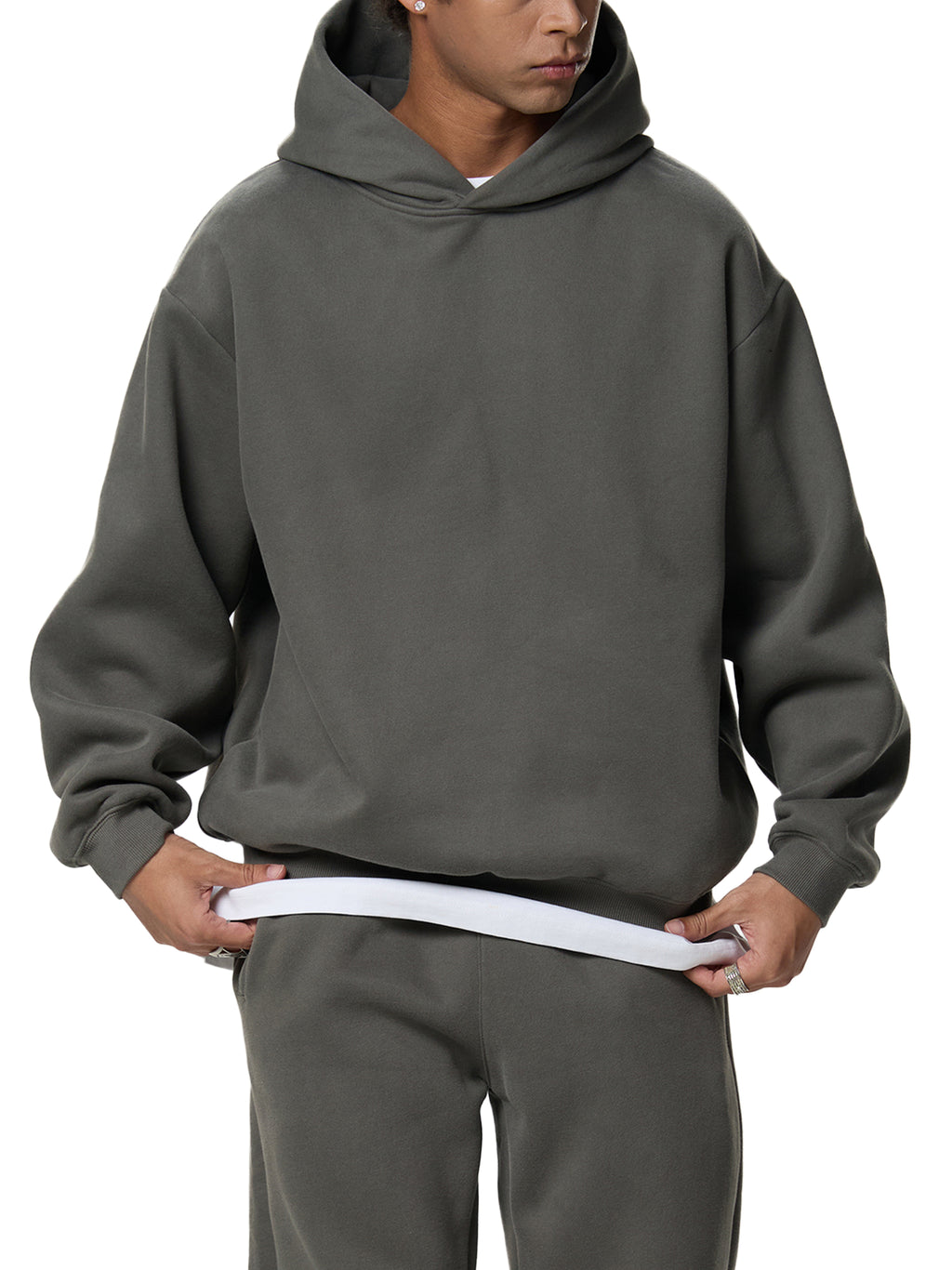 MARZ Transcendent Fleeced Boxy Hoodie