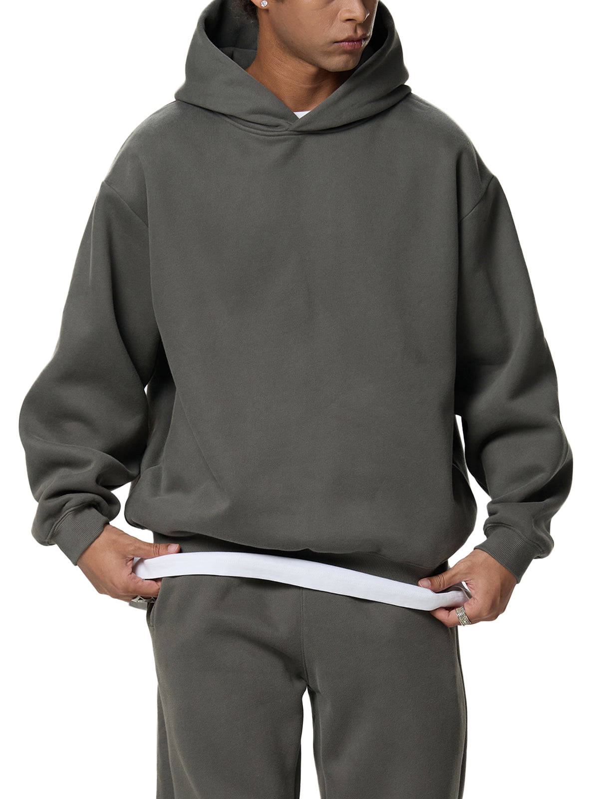 MARZ Transcendent Fleeced Boxy Hoodie