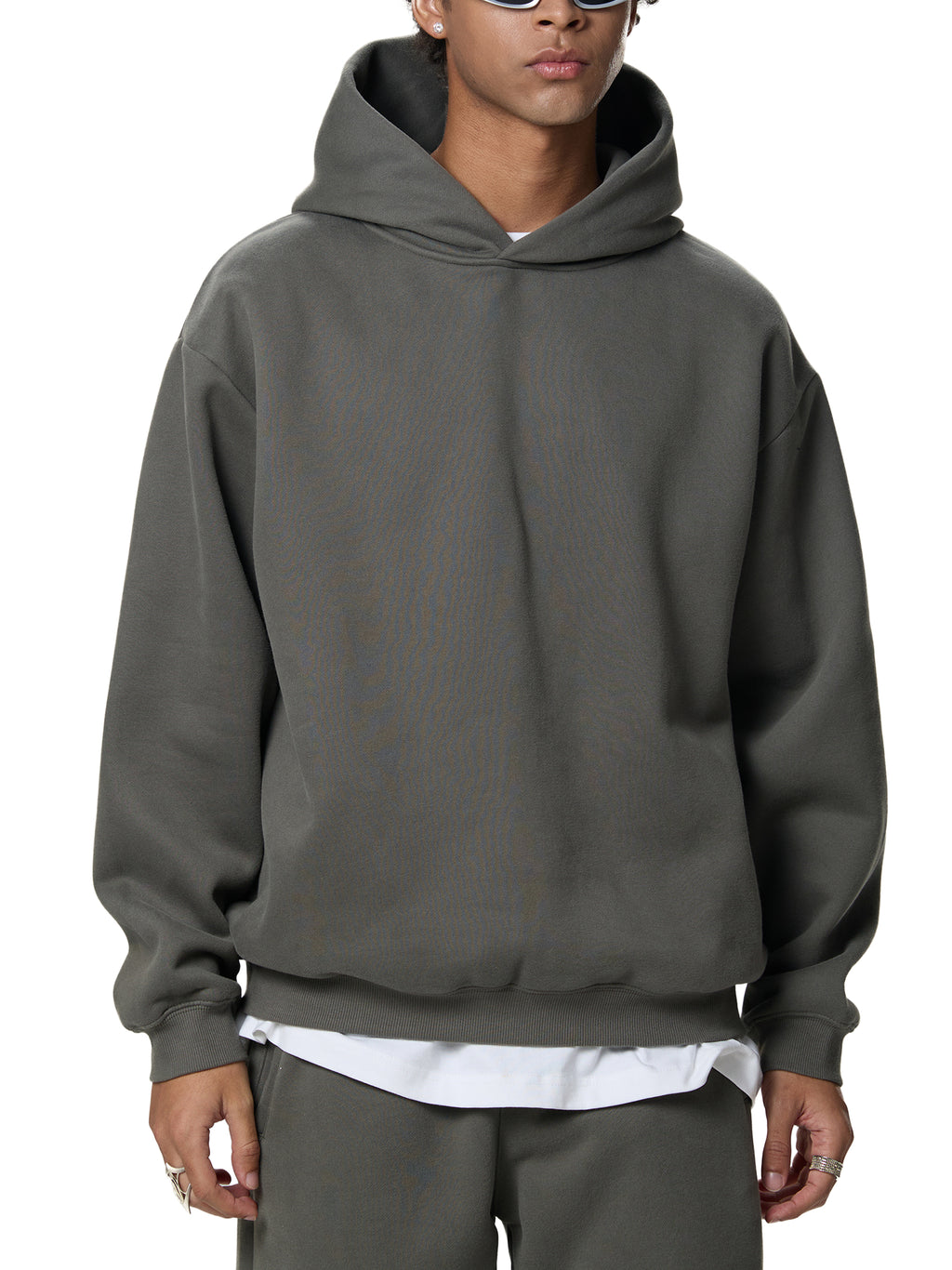 MARZ Transcendent Fleeced Boxy Hoodie