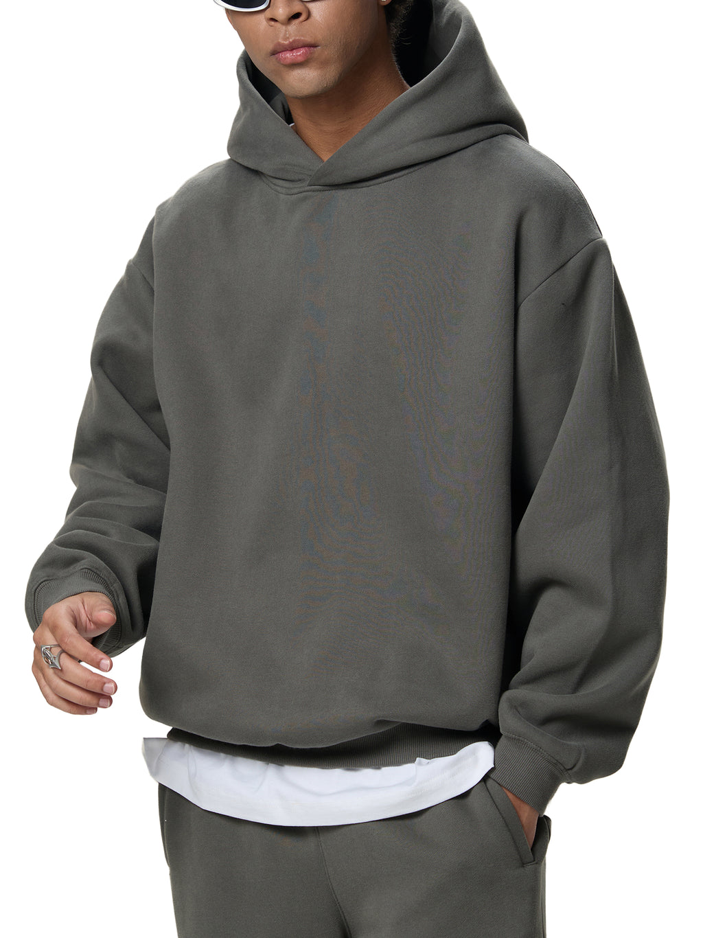 MARZ Transcendent Fleeced Boxy Hoodie