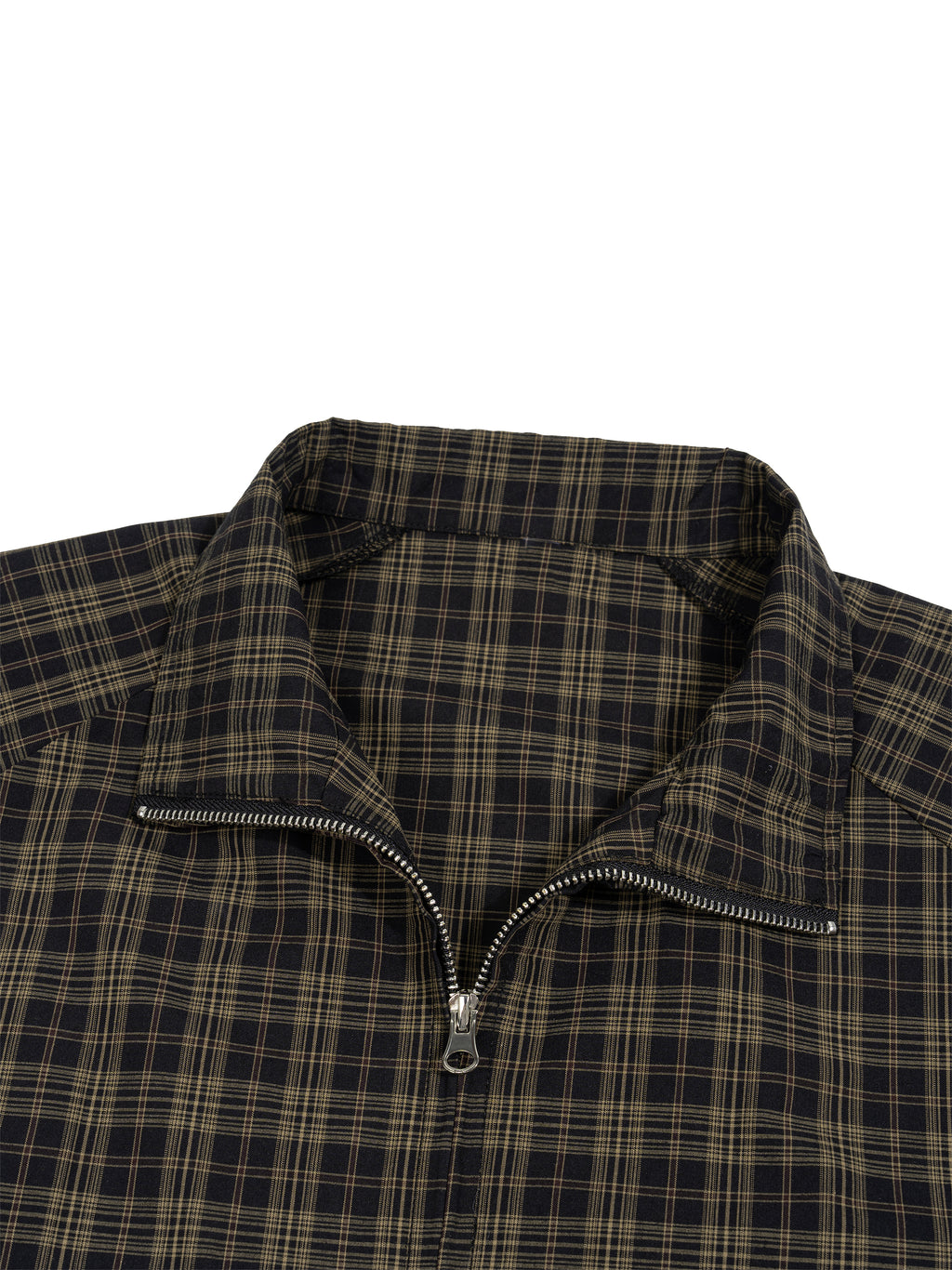 MARZ Classic Unisex Plaid Full-Zip Track Jacket