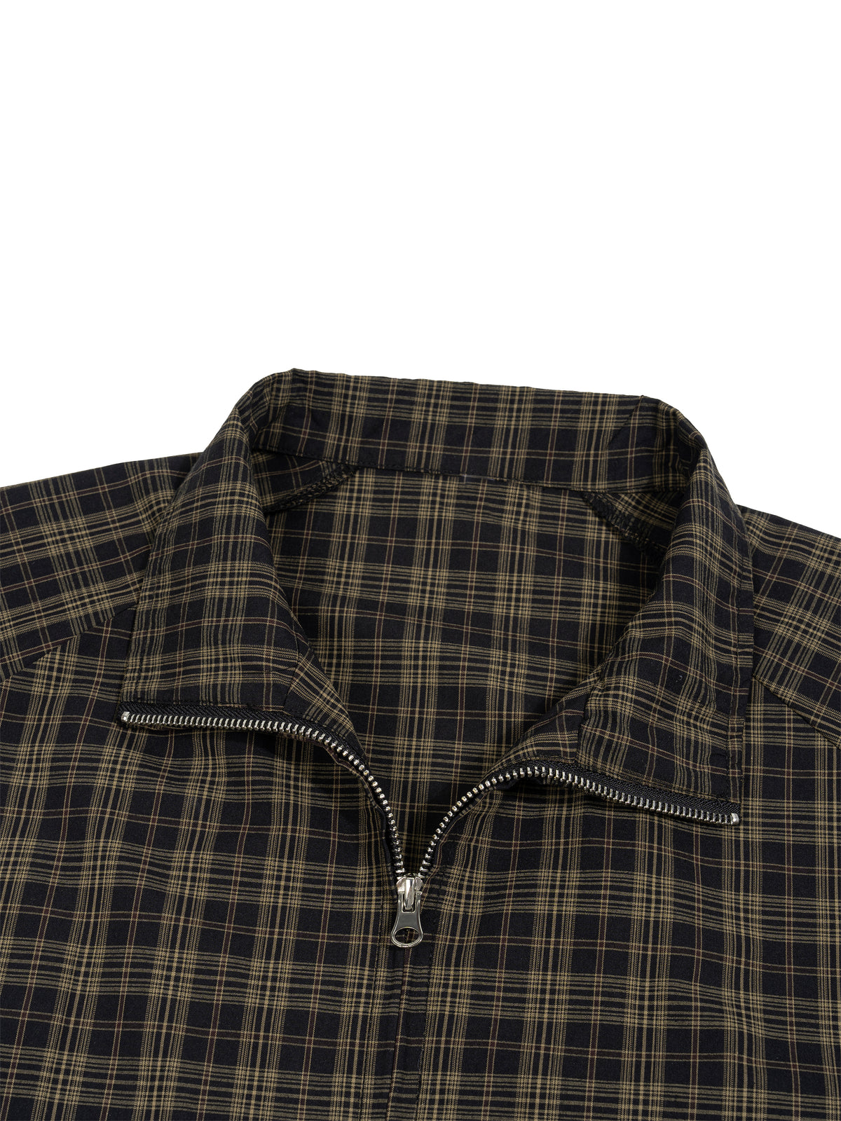 MARZ Classic Unisex Plaid Full-Zip Track Jacket