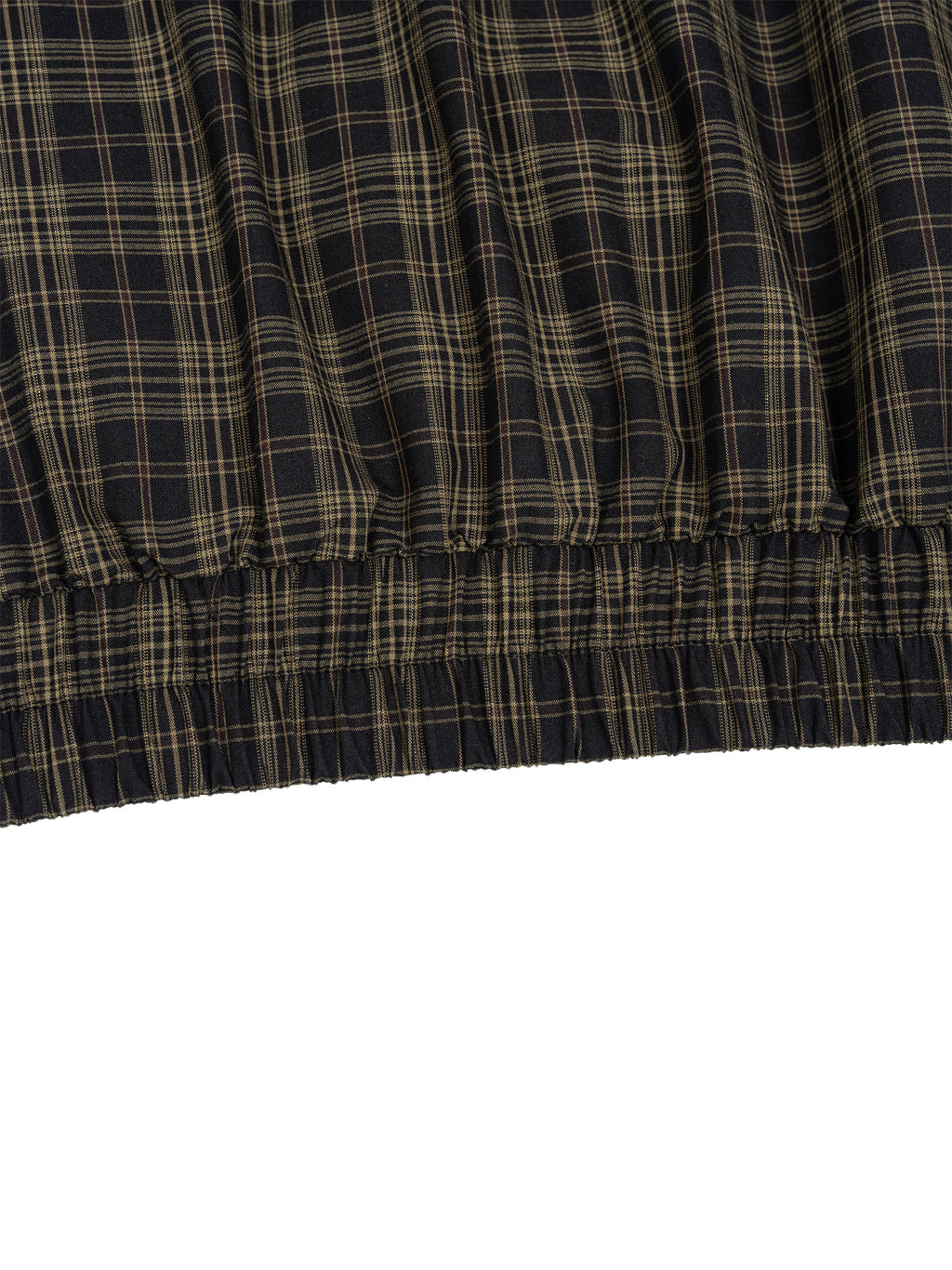 MARZ Classic Unisex Plaid Full-Zip Track Jacket