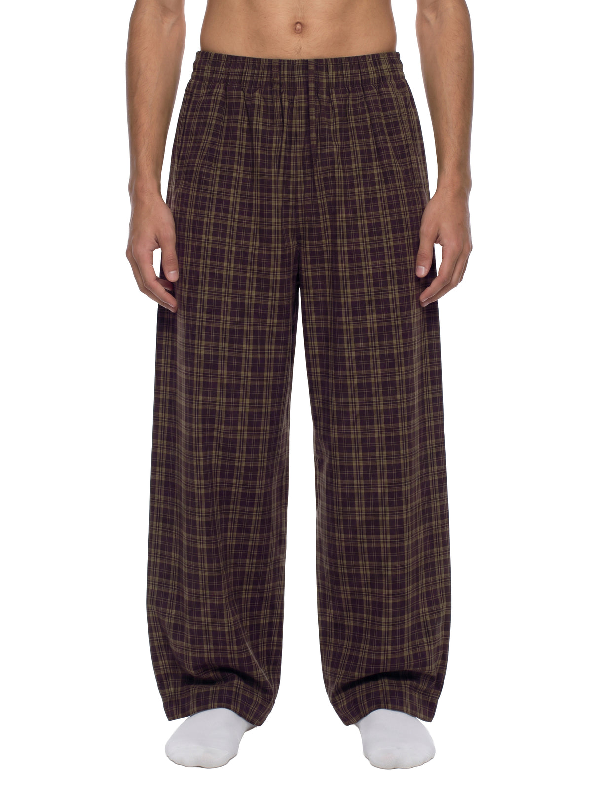 MARZ Classic Unisex Plaid Full-Zip Track Jacket